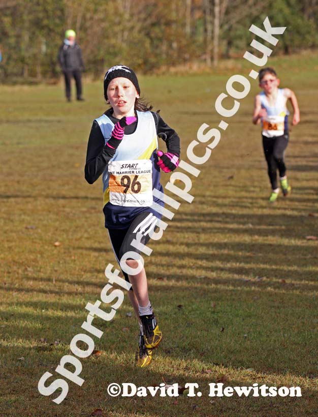 Under-11girls winner NEHL, Jarrow. David T. Hewitson/Sports for All Pics
